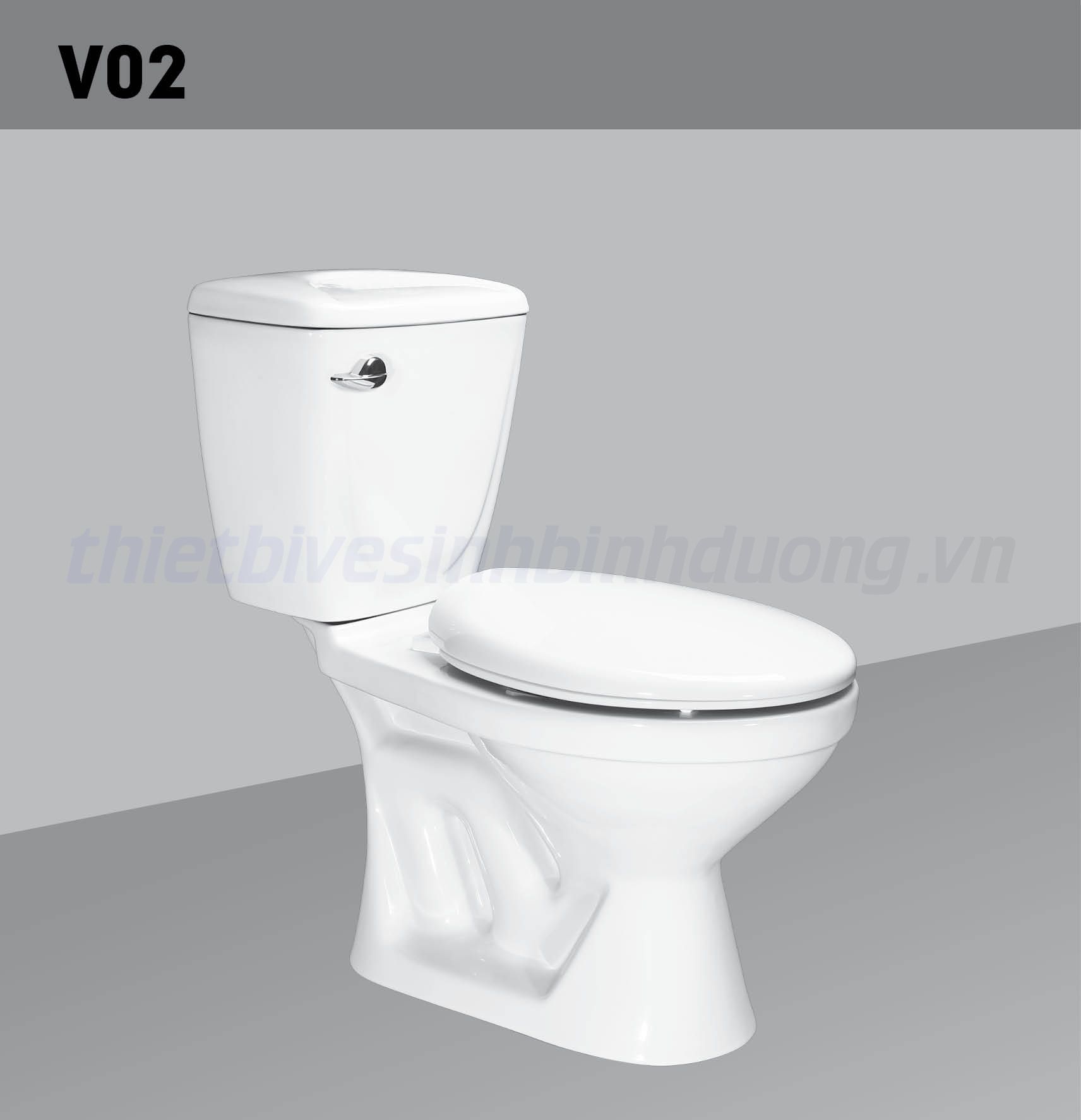 Bồn cầu sứ Hảo Cảnh HC V02